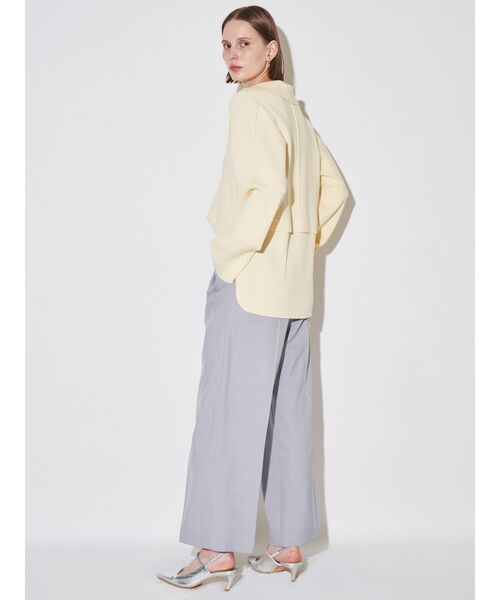 ELENDEEK（エレンディーク）の「ラインベルトワイドパンツ（その他パンツ・レディース・グレー/ブラック・01/02）」の17枚目の写真