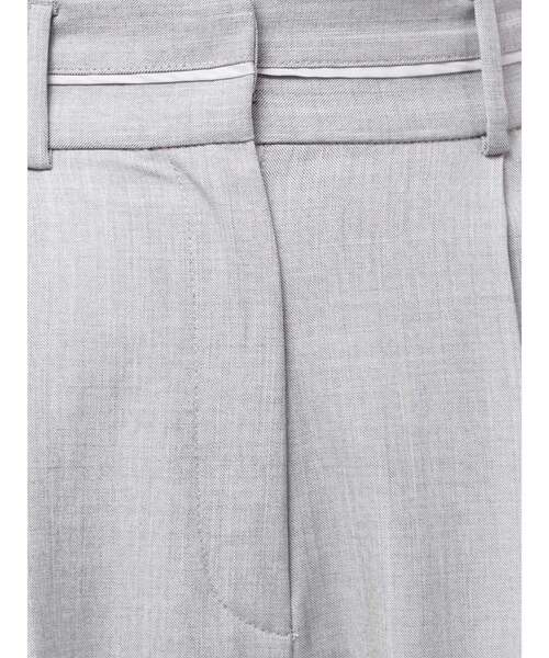 ELENDEEK（エレンディーク）の「ラインベルトワイドパンツ（その他パンツ・レディース・グレー/ブラック・01/02）」の9枚目の写真