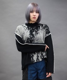 NIBBLE POISON（ニブルポイズン）の「ダメージニットプルオーバー（ニット/セーター）」