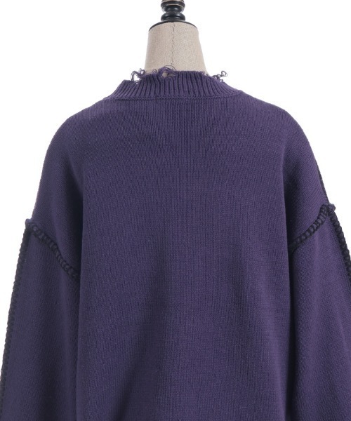 セール】ダメージニットプルオーバー（ニット/セーター）｜NIBBLE