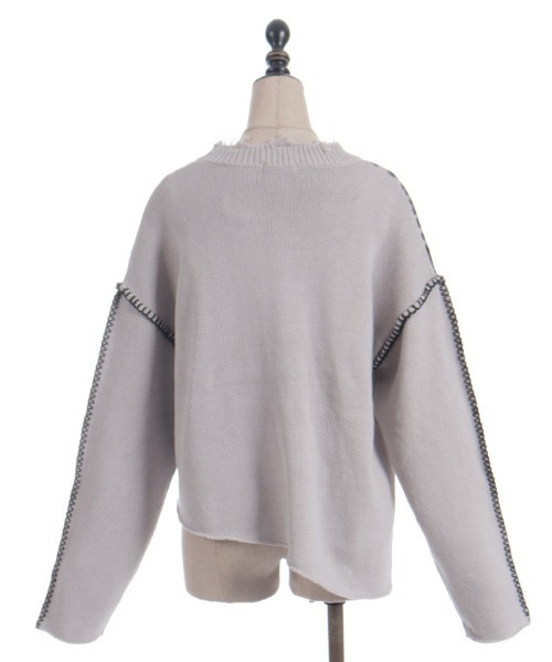 NIBBLE POISON（ニブルポイズン）の「ダメージニットプルオーバー