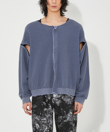 TONSIL（トンスル）の「マンツーマンジップアップカーディガンネイビー（カーディガン/ボレロ）」