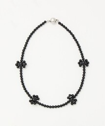 in mood | <in mood>ONYX FLOWER ネックレス(ネックレス)