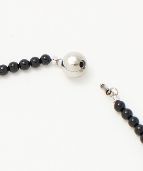 in mood（インムード）の「＜in mood＞ONYX FLOWER ネックレス（ネックレス・レディース・ブラック・FREE）」の4枚目の写真