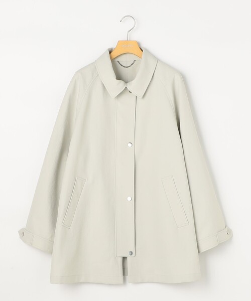 NOLLEY’S Sophi（ノーリーズソフィ）の「ウォッシャブルエアーツイルステンカラーハーフコート（ステンカラーコート・レディース・ベージュ/オフホワイト・38/36）」の12枚目の写真
