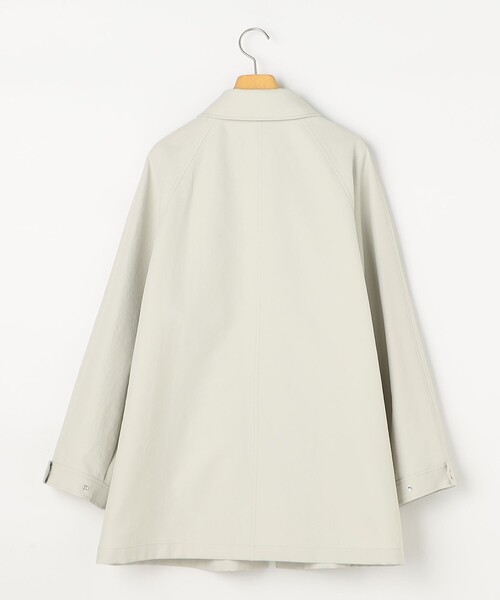 NOLLEY’S Sophi（ノーリーズソフィ）の「ウォッシャブルエアーツイルステンカラーハーフコート（ステンカラーコート・レディース・ベージュ/オフホワイト・38/36）」の13枚目の写真