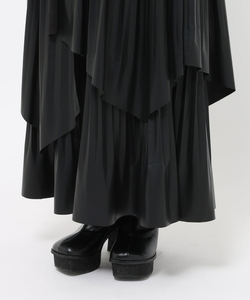 HARE（ハレ）の「フレアプリーツティアードスカート(HARE)（スカート・レディース・ブラック・FREE）」の15枚目の写真