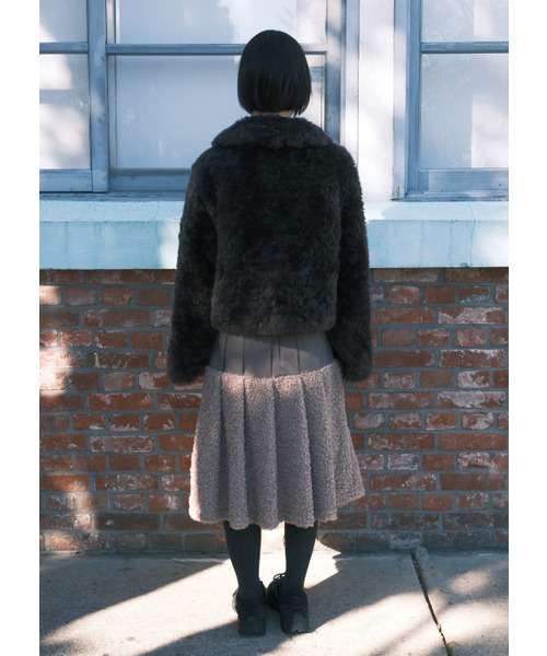 PEEVES PEEVES(フィブス フィブス)の「Fluffy Midi Skirt / Beige(スカート・レディース・その他・OS)」の3枚目の写真