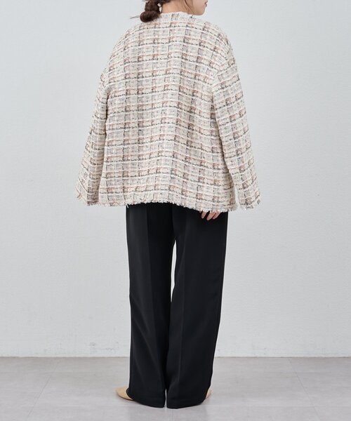 SHENERY（シーナリー）の「センタープレスパンツ（その他パンツ・レディース・アイボリー/ブラック・38/36）」の22枚目の写真