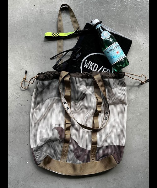 WEEKEND(ER)(ウィークエンダー)の「【WEEKEND(ER)/ウィークエンダー】WKD MESH TOTE/ウィークエンダーメッシュトート/ユニセックス/【WEB限定】(バックパック/リュック・メンズ・ブラウン/カーキ・フリー)」の22枚目の写真