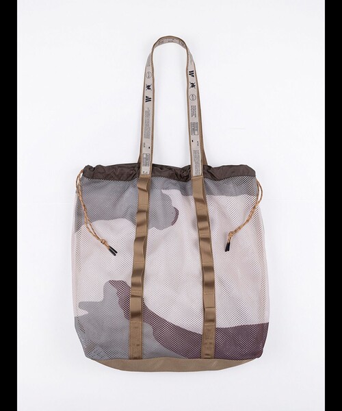 WEEKEND(ER)(ウィークエンダー)の「【WEEKEND(ER)/ウィークエンダー】WKD MESH TOTE/ウィークエンダーメッシュトート/ユニセックス/【WEB限定】(バックパック/リュック・メンズ・ブラウン/カーキ・フリー)」の14枚目の写真