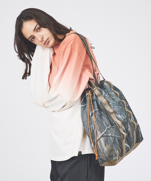 WEEKEND(ER)(ウィークエンダー)の「【WEEKEND(ER)/ウィークエンダー】WKD MESH TOTE/ウィークエンダーメッシュトート/ユニセックス/【WEB限定】(バックパック/リュック・メンズ・ブラウン/カーキ・フリー)」の20枚目の写真