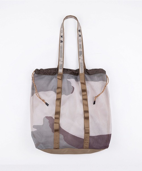 WEEKEND(ER)(ウィークエンダー)の「【WEEKEND(ER)/ウィークエンダー】WKD MESH TOTE/ウィークエンダーメッシュトート/ユニセックス/【WEB限定】(バックパック/リュック・メンズ・ブラウン/カーキ・フリー)」の9枚目の写真