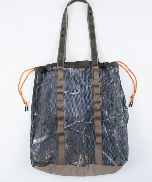 WEEKEND(ER)(ウィークエンダー)の「【WEEKEND(ER)/ウィークエンダー】WKD MESH TOTE/ウィークエンダーメッシュトート/ユニセックス/【WEB限定】(バックパック/リュック・メンズ・ブラウン/カーキ・フリー)」の13枚目の写真