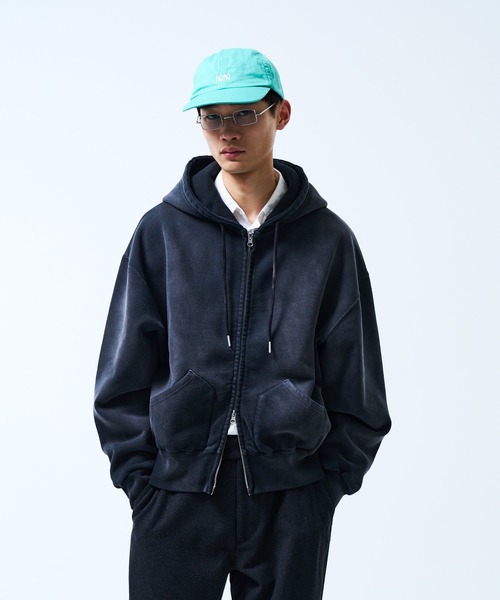 THE BOLDMAN(�U �{�[���h�}��)��Doublezip Heavy Hoodie / �_�u���W�b�v�w�r�[�p�[�J�[(�p�[�J�[)