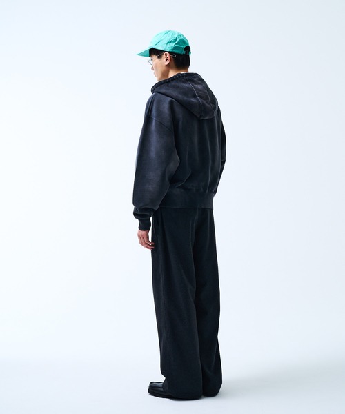 THE BOLDMAN（ザ ボールドマン）の「Doublezip Heavy Hoodie / ダブルジップヘビーパーカー（パーカー・メンズ・ネイビー/ホワイト/ブラック・LARGE/MEDIUM）」の21枚目の写真