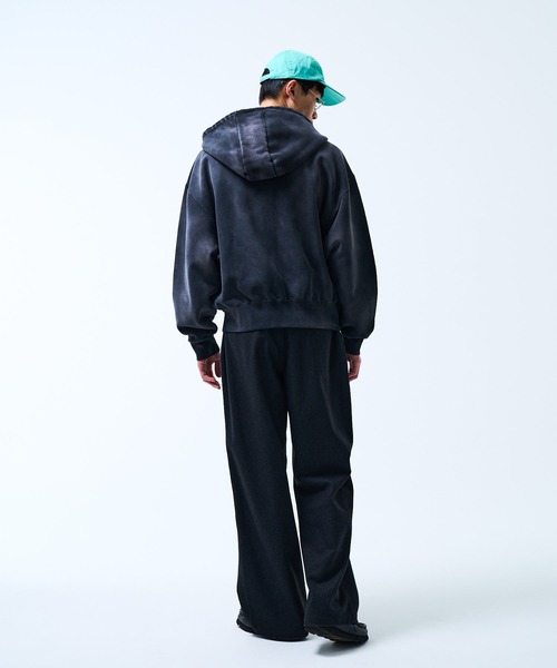THE BOLDMAN（ザ ボールドマン）の「Doublezip Heavy Hoodie / ダブルジップヘビーパーカー（パーカー・メンズ・ネイビー/ホワイト/ブラック・LARGE/MEDIUM）」の22枚目の写真