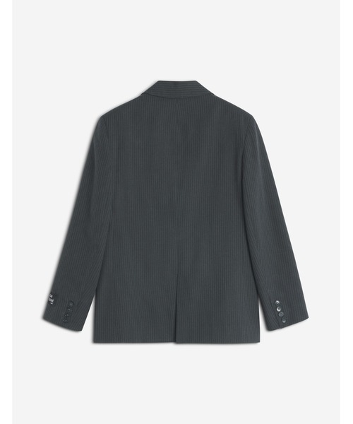 Maison Kitsune(メゾンキツネ)の「TAILORED JACKET(テーラードジャケット・レディース・ダークグレー・34/36/38/40)」の2枚目の写真