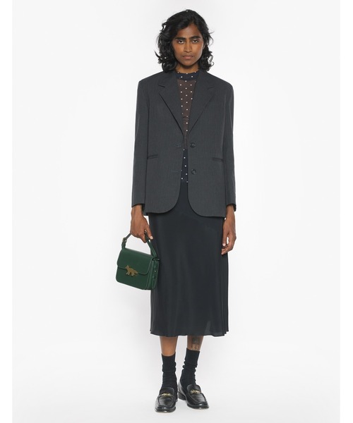 Maison Kitsune(メゾンキツネ)の「TAILORED JACKET(テーラードジャケット・レディース・ダークグレー・34/36/38/40)」の4枚目の写真