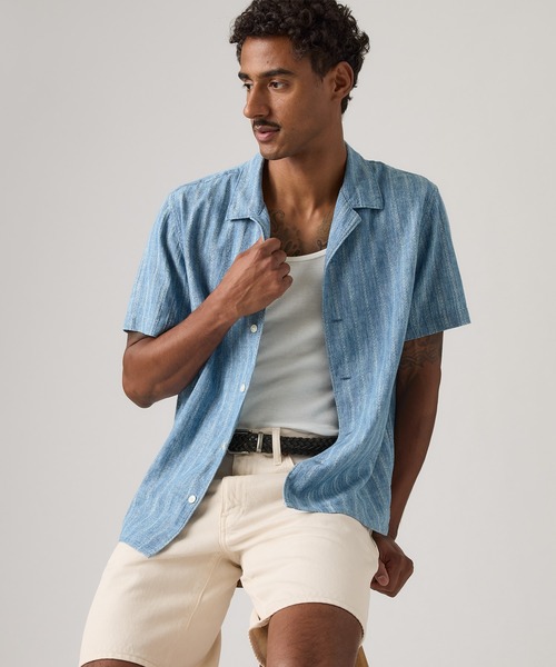 Levi's(リーバイス)の「Levi's/リーバイス サンセットキャンプシャツ スタンダードフィット(シャツ/ブラウス・メンズ・ブルー・XL/L/M/S)」の3枚目の写真