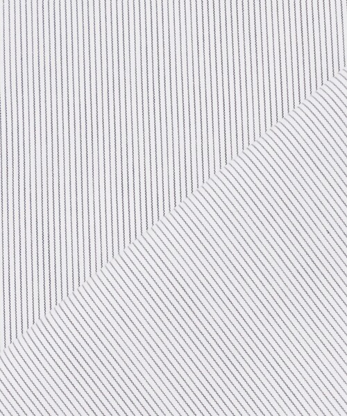 uncrave(アンクレイヴ)の「コットンクロスストライプ ペプラムジレブラウス(シャツ/ブラウス・レディース・サックスブルー系5/ネイビー系5・F)」の10枚目の写真
