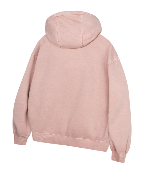GAINSBORO(ゲインズボロ)の「ピグメントネバーストップフードパーカー_ピンク(パーカー・レディース・ピンク・S/M/L/XL)」の2枚目の写真