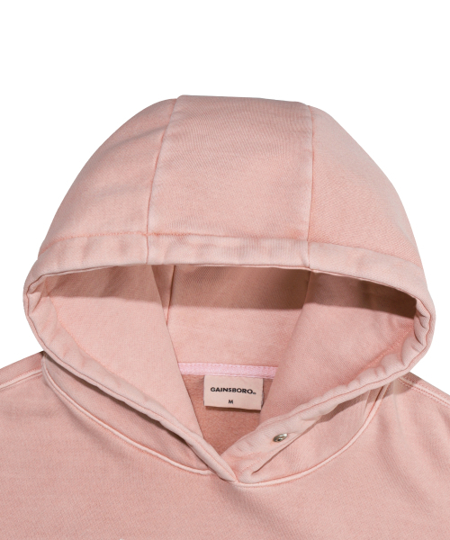 GAINSBORO(ゲインズボロ)の「ピグメントネバーストップフードパーカー_ピンク(パーカー・レディース・ピンク・S/M/L/XL)」の4枚目の写真