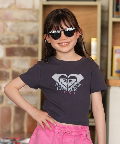 ROXY/ロキシー ミニシルエット半袖Tシャツ キッズ MINI SUNSET CHASER