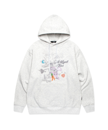 LMC（ ）の「DOODLE DRAWING HOODIE light heather gray（パーカー）」