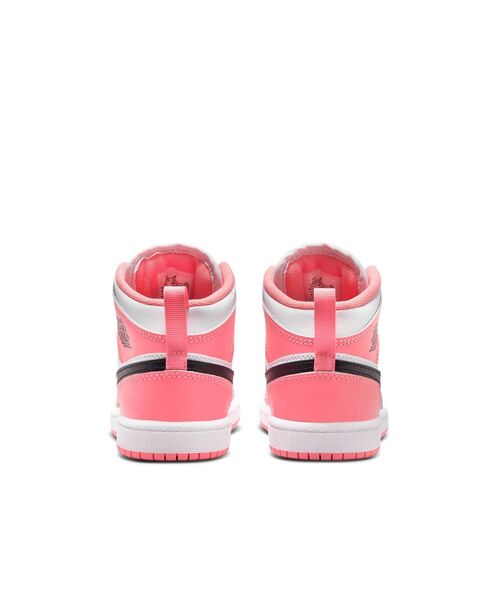 JORDAN BRAND（ジョーダンブランド）の「ジョーダン 1 MID リトルキッズシューズ / Jordan 1 Mid Little Kids' Shoes DQ8424-602 Pink Gaze（スニーカー・キッズ・ピンク系その他・22/21.5/21/20/19.5/18/20.5/19/18.5/17.5/17/16.5）」の6枚目の写真