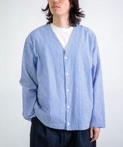 シャツ/ブラウス(長袖/七分) OMNIGOT ARMEN  DMG シャツ 七分袖 カラーシャツ ブラウス 男女兼用 ノーアイロン アルベ