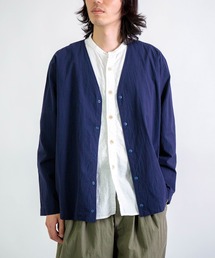 RINEN（リネン）の「[RINEN] 強撚平織り カーディガンシャツ（シャツ/ブラウス）」