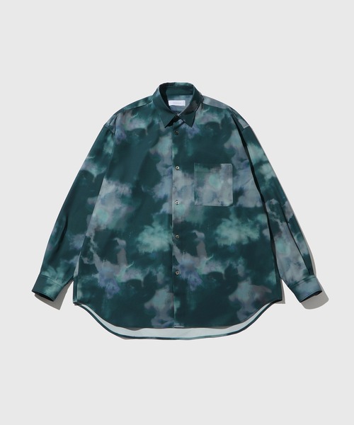 ADAM ET ROPE'（アダムエロペ）の「アソートビッグシルエットレギュラーカラーシャツ（シャツ/ブラウス・メンズ・ブルー系その他3/ライトグリーン/グリーン/ホワイト系その他/ブラック系その他・L/M）」の5枚目の写真