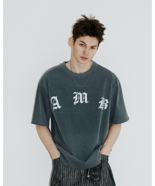 AAMBITION(アアンビション)の「ヴィンテージペイズリーTシャツ(アッシュドブルー)(Tシャツ/カットソー・メンズ・その他・M/L)」の2枚目の写真
