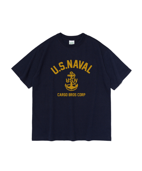 CARGOBROS(カーゴブロス)の「USN マリン 半袖Tシャツ (ネイビー)(Tシャツ/カットソー・メンズ・その他・S/M/L/2XL/XL)」の13枚目の写真