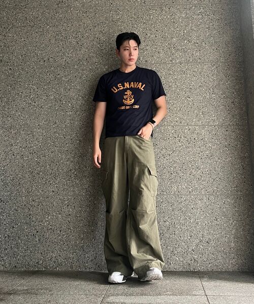CARGOBROS(カーゴブロス)の「USN マリン 半袖Tシャツ (ネイビー)(Tシャツ/カットソー・メンズ・その他・S/M/L/2XL/XL)」の16枚目の写真