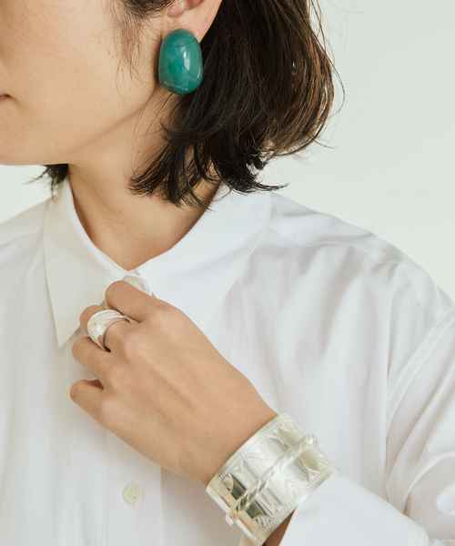 VERMEIL par iena（ヴェルメイユパーイエナ）の「Long シャツ（ワンピース・レディース・ピンク/ホワイト/ベージュ・FREE）」の9枚目の写真