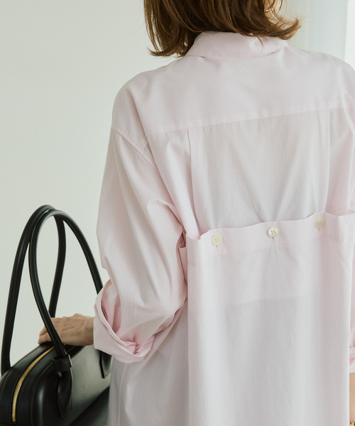 VERMEIL par iena（ヴェルメイユパーイエナ）の「Long シャツ（ワンピース・レディース・ピンク/ホワイト/ベージュ・FREE）」の21枚目の写真