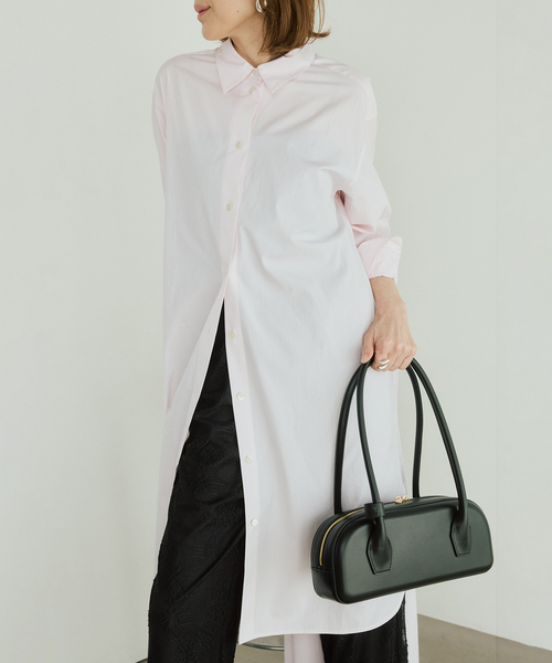 VERMEIL par iena（ヴェルメイユパーイエナ）の「Long シャツ（ワンピース・レディース・ピンク/ホワイト/ベージュ・FREE）」の22枚目の写真