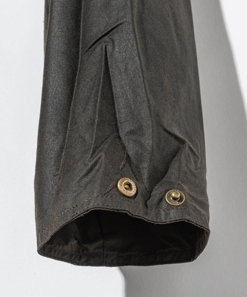 Barbour（バブアー）の「Barbour SHORT BEDALE バブアー ショート ビデール ワックスジャケット（マウンテンパーカー・メンズ・ネイビー/グリーン系1/オリーブ・42/40/38/36）」の18枚目の写真