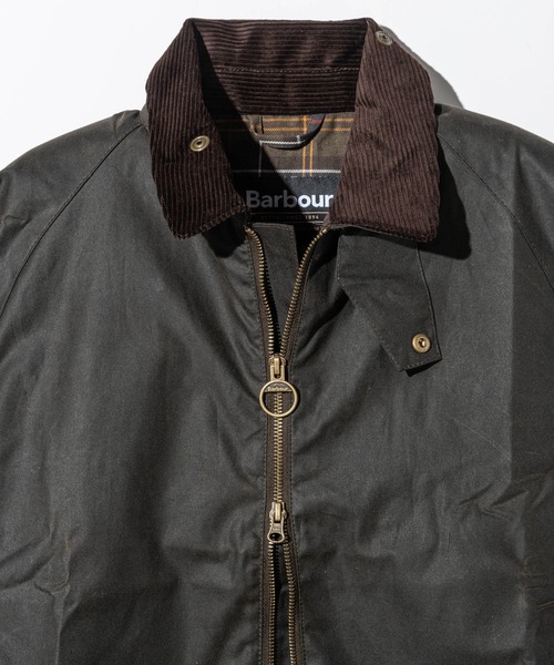 Barbour（バブアー）の「Barbour SHORT BEDALE バブアー ショート ビデール ワックスジャケット（マウンテンパーカー・メンズ・ネイビー/グリーン系1/オリーブ・42/40/38/36）」の20枚目の写真