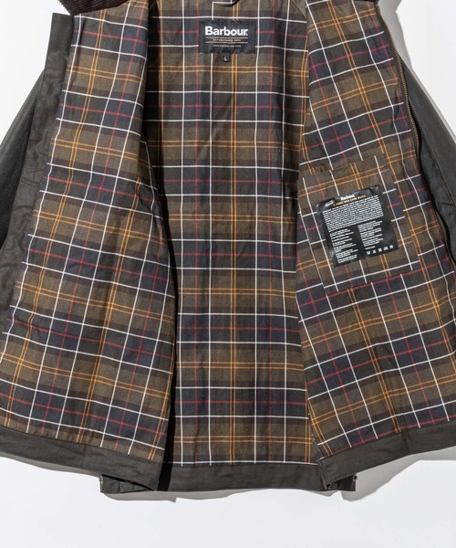 Barbour（バブアー）の「Barbour SHORT BEDALE バブアー ショート ビデール ワックスジャケット（マウンテンパーカー・メンズ・ネイビー/グリーン系1/オリーブ・42/40/38/36）」の21枚目の写真
