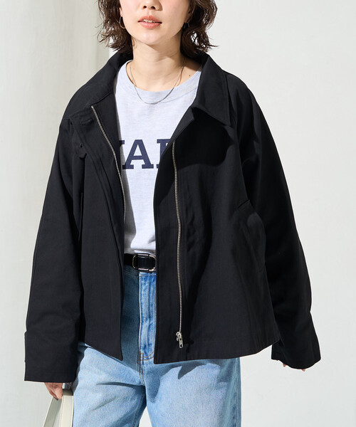 FREAK'S STORE（フリークスストア）の「限定展開　ショート フレア トレンチコート（トレンチコート・レディース・オリーブ/ブラック/ベージュ・ﾌﾘ-）」の12枚目の写真