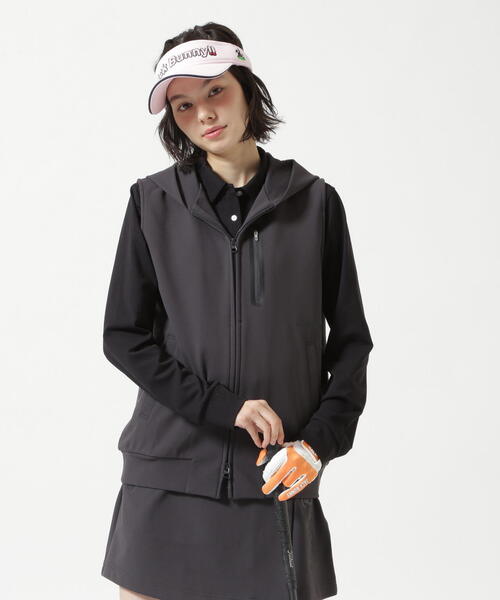Jack Bunny!!(ジャックバニー)の「【Jack Bunny!!】PEダンボールフーディジップベスト(ベスト・レディース・ネイビー/ブルー・SMALL/LARGE/MEDIUM)」の14枚目の写真