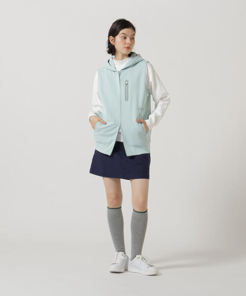 Jack Bunny!!(ジャックバニー)の「【Jack Bunny!!】PEダンボールフーディジップベスト(ベスト・レディース・ネイビー/ブルー・SMALL/LARGE/MEDIUM)」の7枚目の写真