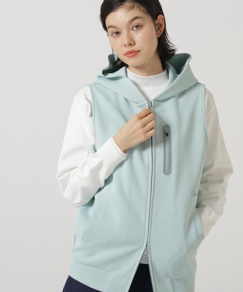Jack Bunny!!(ジャックバニー)の「【Jack Bunny!!】PEダンボールフーディジップベスト(ベスト・レディース・ネイビー/ブルー・SMALL/LARGE/MEDIUM)」の9枚目の写真