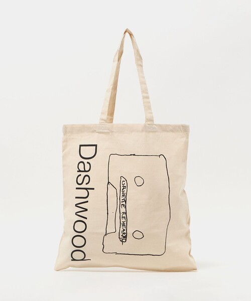 Steven Alan（スティーブンアラン）の「＜DASHWOOD BOOKS＞ A.M. TOTE BAG/バッグ（トートバッグ・メンズ・オフホワイト/ブラック・FREE）」の2枚目の写真