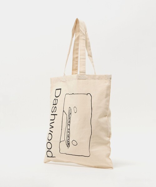 Steven Alan（スティーブンアラン）の「＜DASHWOOD BOOKS＞ A.M. TOTE BAG/バッグ（トートバッグ・メンズ・オフホワイト/ブラック・FREE）」の3枚目の写真