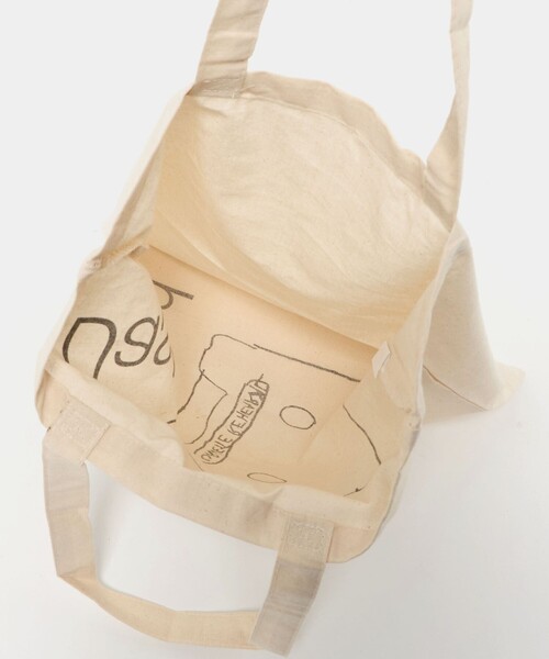 Steven Alan（スティーブンアラン）の「＜DASHWOOD BOOKS＞ A.M. TOTE BAG/バッグ（トートバッグ・メンズ・オフホワイト/ブラック・FREE）」の6枚目の写真