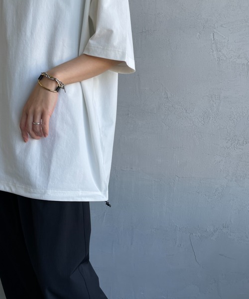 MARMOT（マーモット）の「【WEB先行予約】[Marmot/マーモット] 別注 ドローコード付き マーモットバックプリントTシャツ（Tシャツ/カットソー・レディース・ホワイト/ダークベージュ/ブルー・S/M/L/XL）」の17枚目の写真